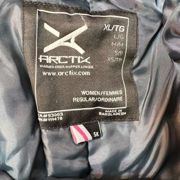 NWT ARCTIX Women's Insulated Snow Pants, XL BLACK - Picture 10 of 14